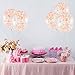 Rose Gold 18-inch Confetti Balloon Set | 10 Premium Quality Packs Elegant, Colorful Latex Party Balloons for Decorations, Weddings, Birthdays, Baby Showers, Valentine Day, Proposal, New Year Eve