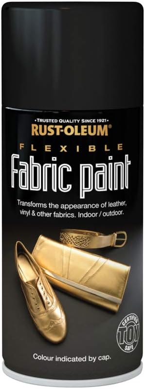 Rust-Oleum 150ml Flexible Fabric Spray Paint - Black