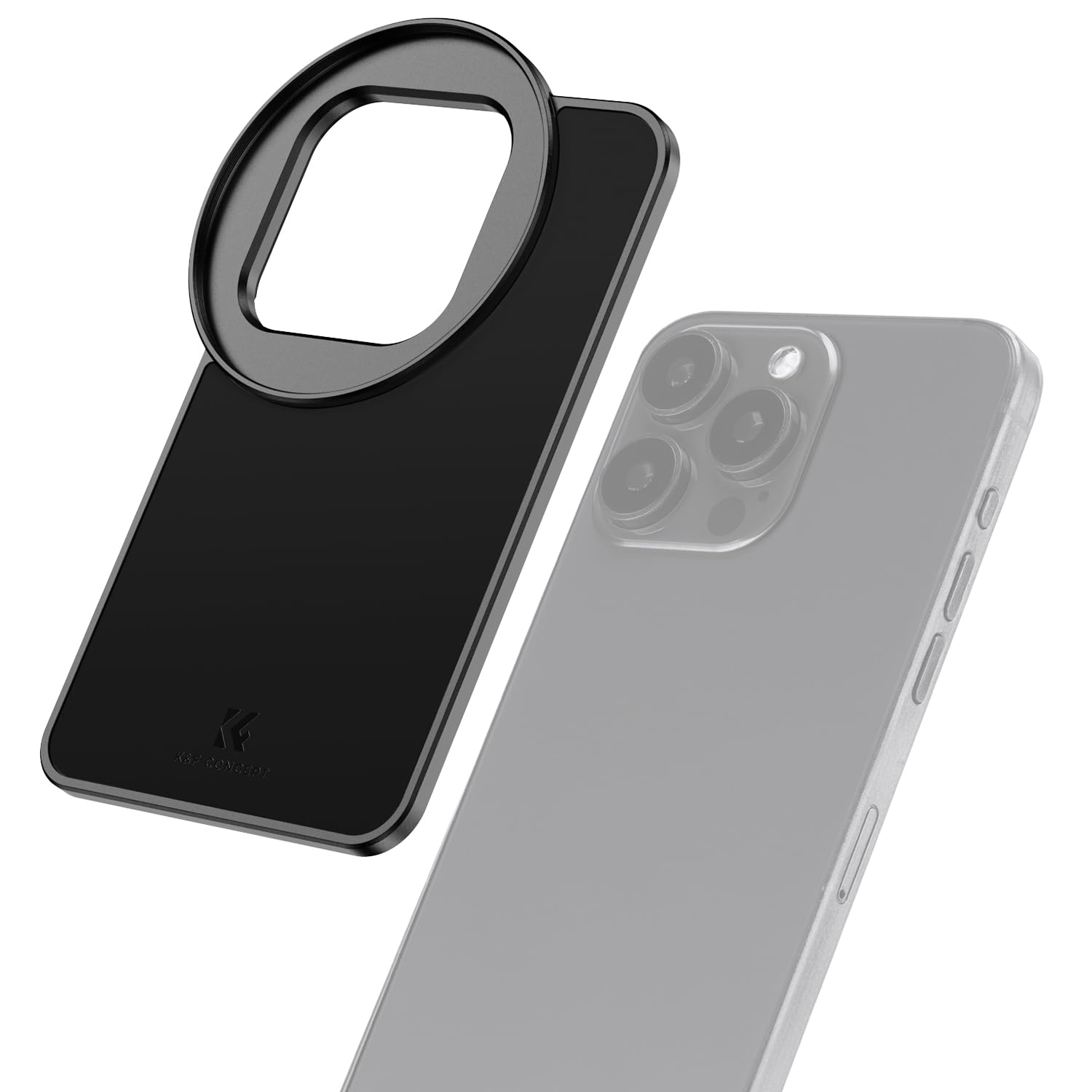 Photo 1 of K&F Concept 6.7 inch Magnetic Lens Filter Mount Adapter Compatible with iPhone and 67mm Threaded Filters, Compatible with 16/15/14/13/12 Pro Max, 16/15/14 Plus (Filter Not Included)