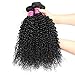 Allove Hair 6a 3bundles-pack 12 14 16inch Unprocessed Virgin Brazilian Kinkys Curly Hair Bundles Human Hair Extensions Weave 300g Natural Black