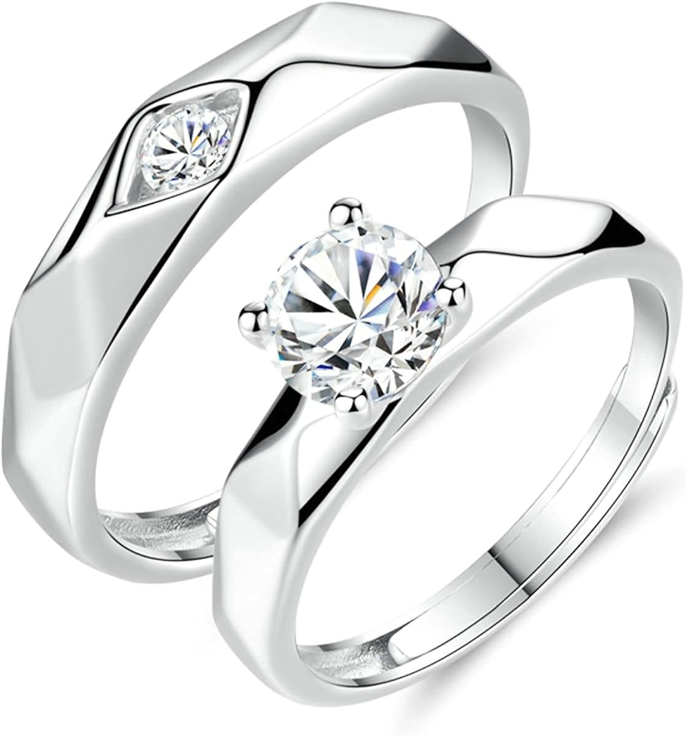 Vinani RMG - Anello Da Donna In Argento Sterling 925, Design Spazzolato E Lucidato, Gioiello Anallergico, Idea Regalo In Scatola