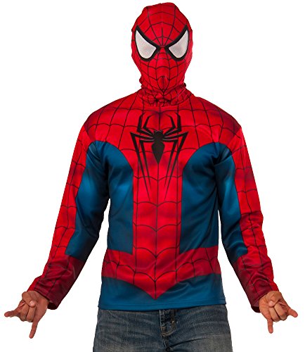 Rubie's Costume Co. Men's Marvel Universe Spider-Man Long Sleeve Costume Top