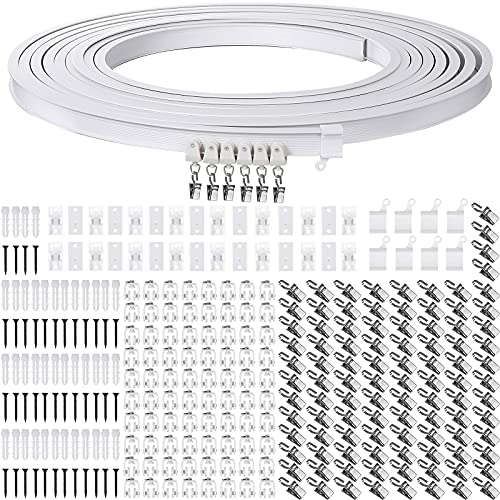Curved Ceiling Curtain Track Bendable Mount for Curtain Rail Bunk Bed