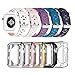 Compatible for Watch Breathable Band 38mm 40mm 42mm 44mm, Silicone Replacement Wristband Sport Strap with TPU Protective Case Replacement with Watch Series 4,3,2,1, 5 Pack - 38mm