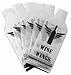 6 Pack Wine Wings Reusable Bottle Protector Sleeve Travel Bag Luggage Leak Safe