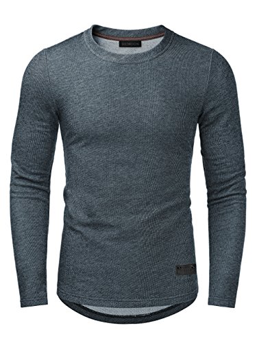 Hemoon men s hipster hip hop long sleeve round hemline …