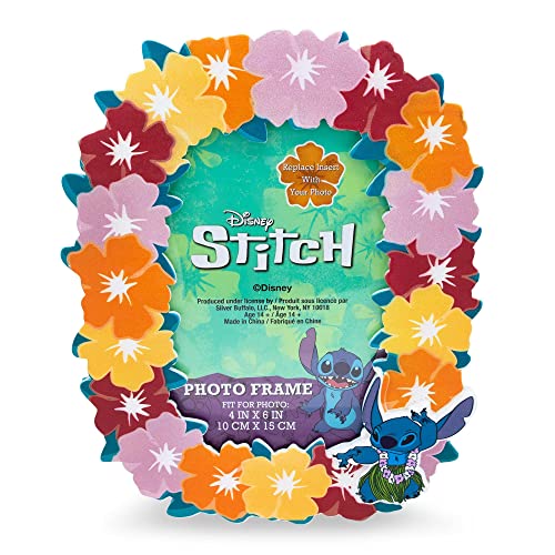 Disney Silver Buffalo Lilo Stitch Hibiscus Hawaiian