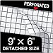 Graph Paper,Notebook ,Quad Ruled Writing Pad, Legal Ruled Pads, Engineering Computation Basics Tablet Quadrille Rule Journal, Perforated A5 Letter Size(5x8inches) 80 Sheets(US Version)