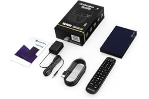 REMIBI VSeeBox V6 Plus | 2025 Model | Smart Android 14 Media Hub | WiFi 6 | 4GB RAM + 64GB Storage | Voice Control Remote | H