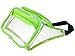 Clear Fanny Pack Stadium Security Approved Waist Bag for Events, Games, and Concerts Transparent (Green)