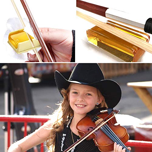 Twdrer 10 Pack Violin Rosin Natural Rosin Cello Viola Rosin,Universal Low Dust for Bows - Thumbnail 5