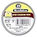 Beadalon 19 Strand Stainless Steel Bead Stringing Wire, .012 in / 0.30 mm, Bright, 30 ft / 9.2 m