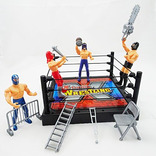 Championship Wrestlers Toy Ring Play Set Accessorize Your Wrestlers And Start A Wrestling Match Wrestling Toy Comes With All Accessories