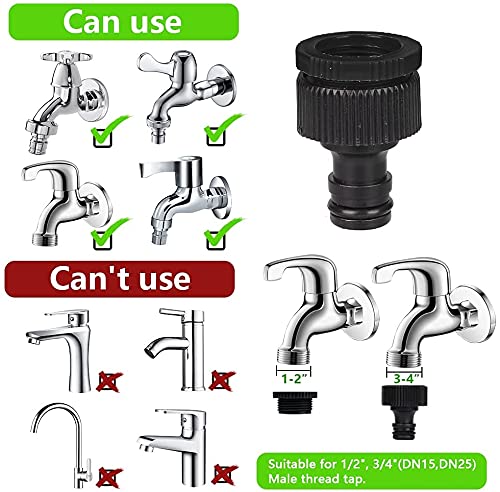 Vivibel Gartenschlauch 30M Wasserschlauch - Latex Flexible Schlauch, Flexibler Gartenschlauch mit 7 Funktion Handbrause, Wandmontage Knickfrei Wasserschlauch für Autowäsche, Gartenbewässerung, Yard