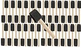 Pro Grade - Foam Brushes - 1 Inch 48 Piece Foam Brush Set