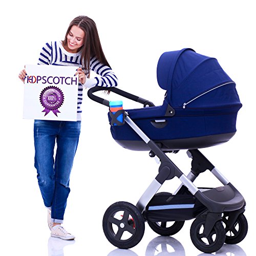 Hopscotch Portable Changing Pad | 3 Pocket Clutch | Diapering Bag Travel Kit | Waterproof Diaper Changing Station with Cushioned Mat for Baby or Toddler  - Thumbnail 6