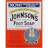 Johnsons Foot Soap Powder, 8 Packets