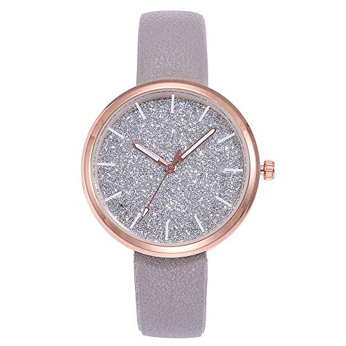OWMEOT⌚Women's Fashion Watches,Unique Face Design and 30M Waterproof,Analog Quartz Wristwatches Women's Watches Casual Quartz Analog Watches Gift (B)