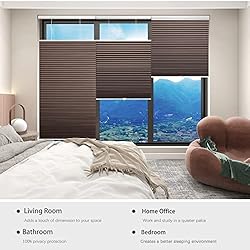 Changshade Blackout Cellular Shades Cordless, Top