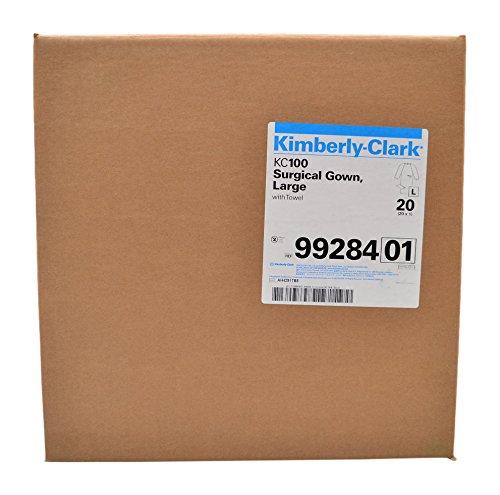 Halyard Health 99284 Basics Non-Reinforced Surgical Gown, Sterile, Regular, Large (Case of 20)