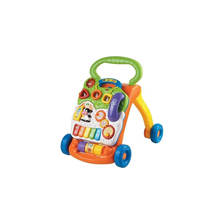 VTech Sit-to-Stand Learning Walker (Frustration Free Packaging) , Orange