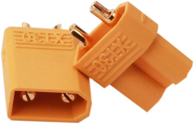 RUNCCI-YUN 10 Pair XT30U (XT30 Upgrade) Male Female Bullet Connectors Power Plugs with Heat Shrink for RC Lipo Battery - Image 4