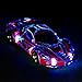 Best Choice Products Toy 27Mhz Remote Control Light up RC Racing Car w/ Flashing LED Lights- Red
