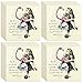 Talking Tables Truly Alice 13 Alice in Wonderland Mad Hatter Party Paper Napkins for a Tea Party or Birthday (40 Pack)