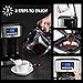 Programmable Coffee Maker, Aicok Coffee Maker 12 Cups, Drip Coffee Maker With Glass Coffee Pot, Programmable Clock/Timer, Permanent Reusable Filter, Black and Silver.
