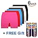 BASICO 6, 12pk Girls Dance Bike Shorts Under Dress Dance Bike Shorts for Playground Sports or Under Skirts