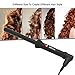 MICSTA Professional Curling Wand, Ceramic Tourmaline Barrel for Long Hair, Beach Wave Curling Irons, Dual Voltage Instant Heat for Party, Home, Travel 3/4