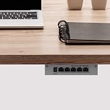 Zyxel GS105B 5-Port Desktop Gigabit Ethernet Switch Metal UK Plug Lifetime view 5
