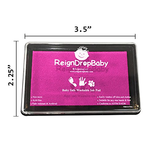 3 Baby+Footprint+Handprint+Ink+Pad