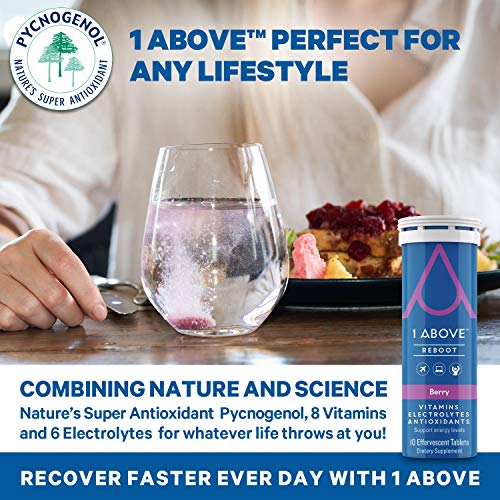 1Above Anti Jet Lag, Energy & Immunity Recovery Effervescent Drink