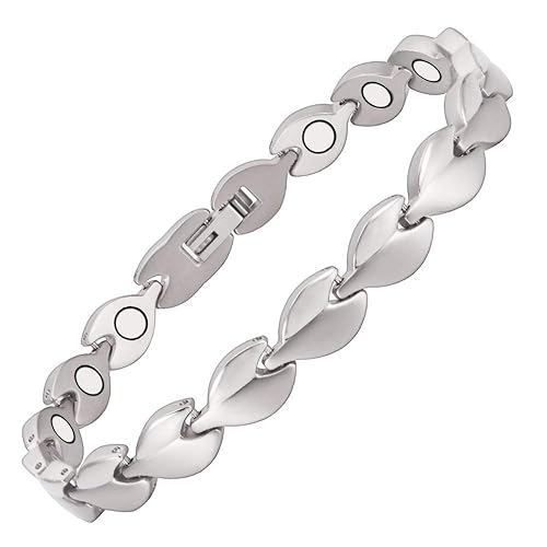 Wollet Titanium Magnetic Anklet Ankle Bracelet for Women with