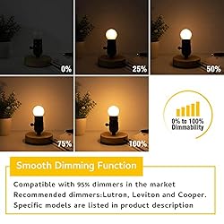 Dimmable 3W Small Low Wattage Led Light Bulbs