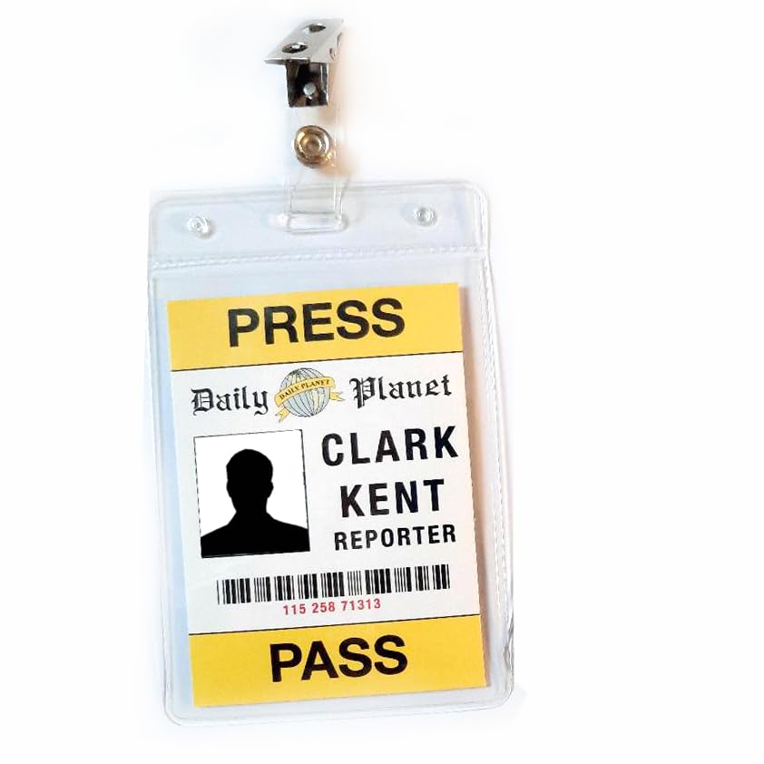 Lois and Clark press badge product photo 6