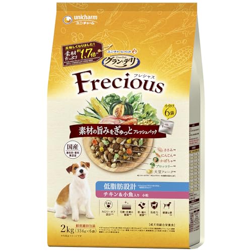 unicharm グラン・デリ Frecious 低脂肪設計 チキン＆小魚入り 2kg ユニチャームの商品画像