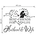 Joylive Words Quote Best Friends For Life Decor Wall Sticker Decal For Couple Bedroom