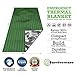 Surviveware Survival Emergency Mylar Thermal Blankets for Outdoor Preparedness, 5 Pack