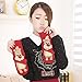 Christmas Winter Indoor Floor Socks 3d Cartoon Animal Non-Skid Household Thick Knit Socks for Women (Red Deer)