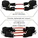 FIGROL Kinetic Speed Agility Training Strength Leg Resistance Bands with a whole set - for Soccer Kick Boxing Thai Punch Karate Running Taekwondo Football Training