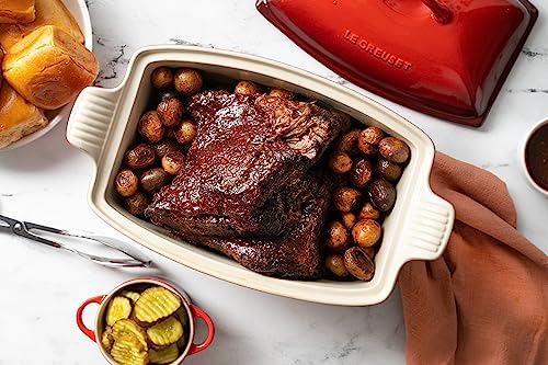 Le Creuset Heritage Stoneware Deep Baker with Lid, 4.5 qt., Artichaut