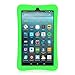 Fintie Silicone Case for All-New Amazon Fire 7 Tablet (7th Generation, 2017 Release) - [Honey Comb Upgraded Version] [Kids Friendly] Light Weight [Anti Slip] Shock Proof Protective Cover, Green