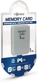 Tomee 1MB Memory Card for PS1 PS2 Hyperkin 15 Blocks Game Save Data view 2