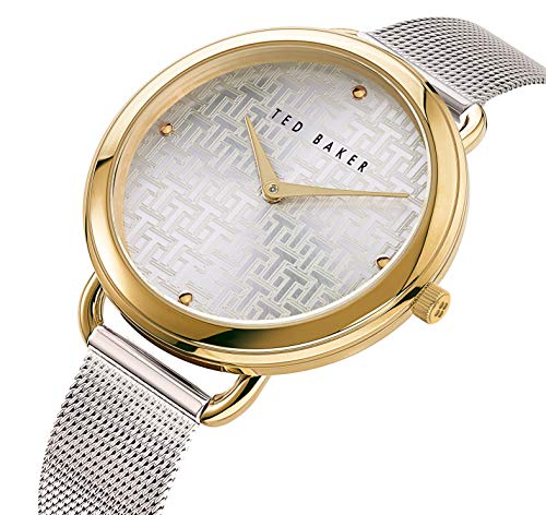 Ted-Baker-Womens-Quartz-Watch-with-Stainless-Steel-Strap-Silver-14-Model-BKPHTF902OT