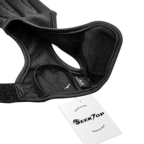 image for JKER TECH Archery Gloves Shooting Hunting Leather Three Finger Protect