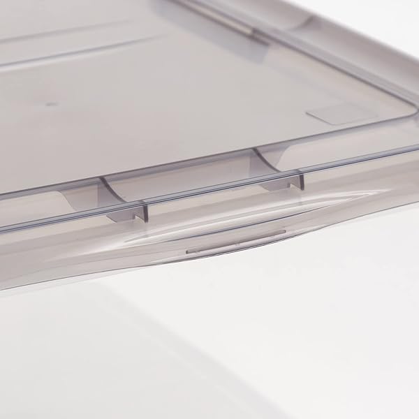 IRIS USA 8 PACK 17 QUART SNAP TOP PLASTIC STORAGE BOX