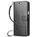 AMOVO Galaxy S8 Plus Case, Samsung S8 Plus Wallet Case [Detachable Wallet Folio] [2 in 1] [Premium Vegan Leather] Samsung S8 Plus Case Leather with Gift Package (Black)