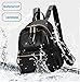 Wraifa Nylon Mini Backpack Purse for Women Convertible Shoulder Bag Chest Bags Sling Daypack